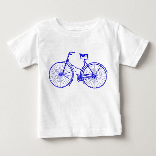 T-shirt Pour Bébé Vélo vintage (Devant)