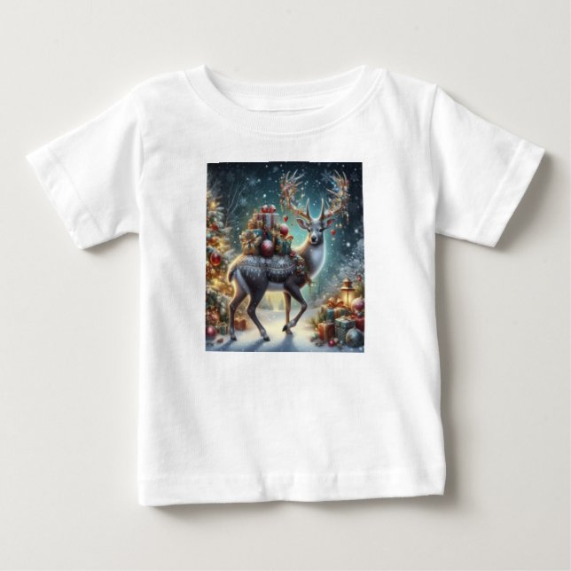 T-shirt Pour Bébé Venin de Christmas (Devant)