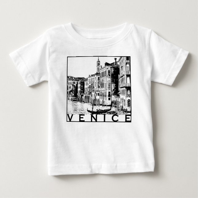 T-shirt Pour Bébé Venise (Devant)