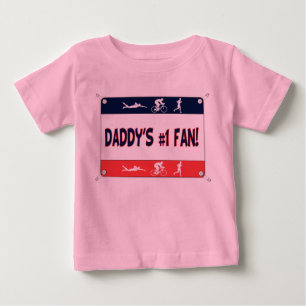 T-shirt Pour Bébé Ventilateur #1 de Triathlon Daddy