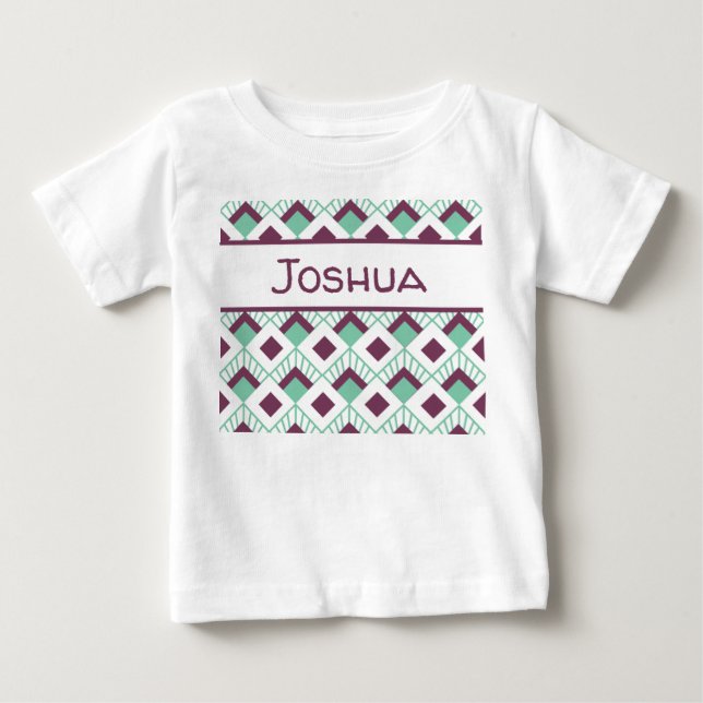 T-shirt Pour Bébé Ventilateurs Art déco (Devant)