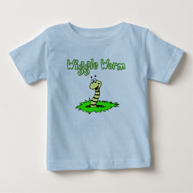 T-shirt Pour Bébé Ver d'agitation (Devant)
