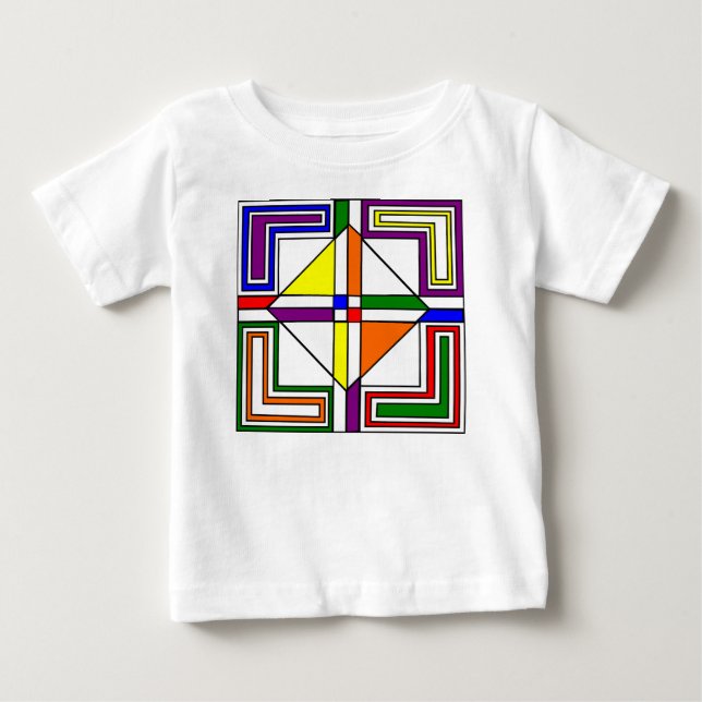 T-shirt Pour Bébé Verre Bauhaus (Devant)