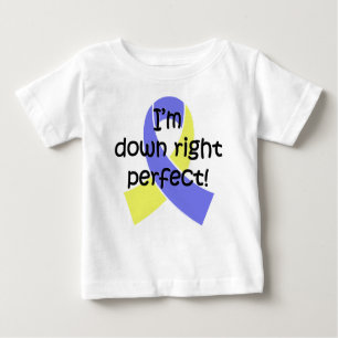 T-shirt Pour Bébé Vers le bas droit perfectionnez, conscience de