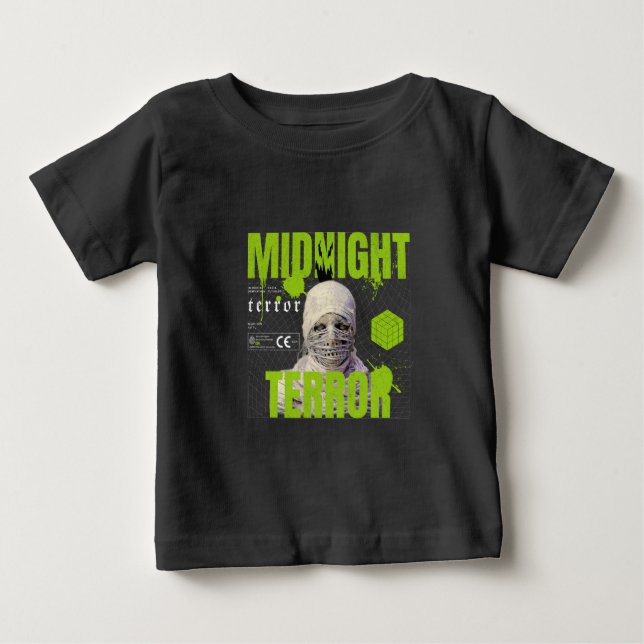 T-shirt Pour Bébé vers minuit (Devant)