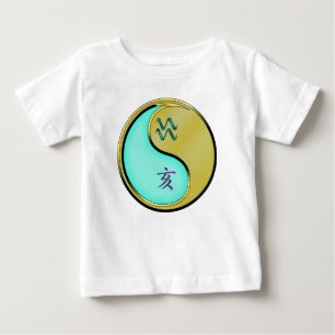 T-shirt Pour Bébé Verseau & Métal Sanglier