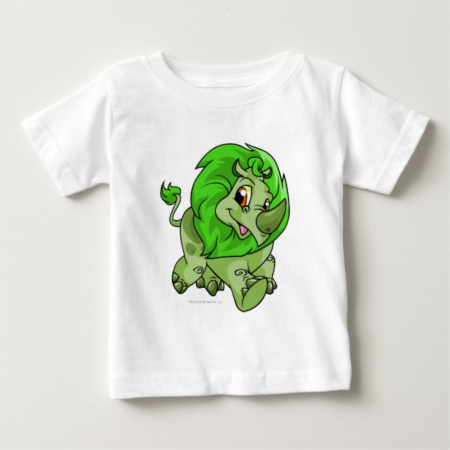 T-shirt Pour Bébé Vert de Tonu (Devant)