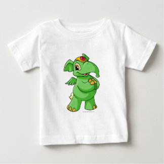 T-shirt Pour Bébé Vert éléphante
