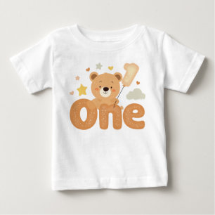T-shirt Pour Bébé Vêtements adorables pour enfants avec ours et impr