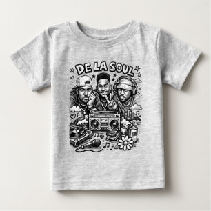 T-shirt Pour Bébé Vêtements de rue vintage Hommage à De La Soul Hip 