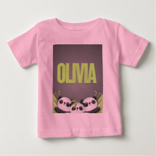 T-shirt Pour Bébé Vêtements Pour Enfants Personnalisés - Nom Personn