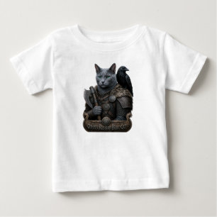 T-shirt Pour Bébé Vétéran Russian Blue Odin’s Cat