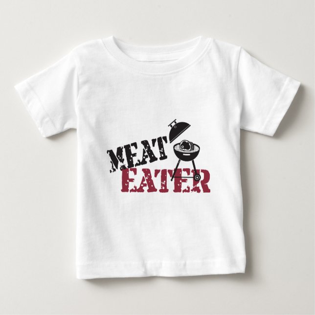 T-shirt Pour Bébé Viande (Devant)