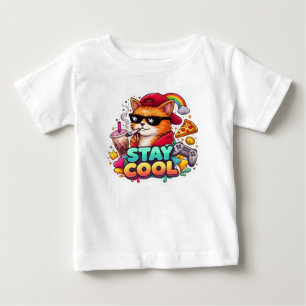 T-shirt Pour Bébé Vibes Cool – Mode Streetwear Chat Relax