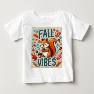 T-shirt Pour Bébé Vibes d'automne 4