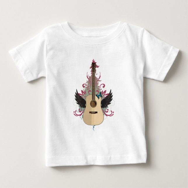 T-shirt Pour Bébé Vibes de guitare (Devant)