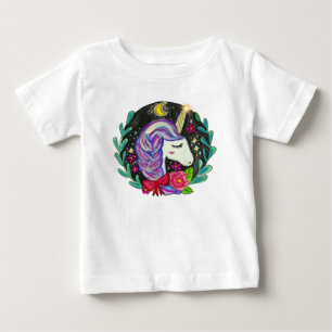 T-shirt Pour Bébé Vibes de Licorne Magique 
