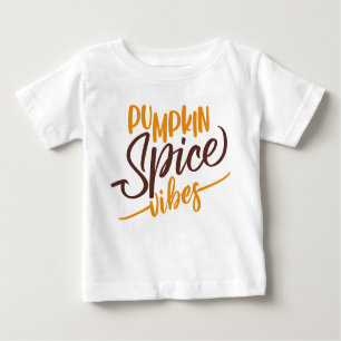 T-shirt Pour Bébé Vibes d'épices citrouilles
