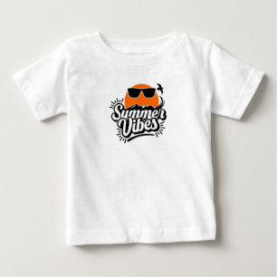 T-shirt Pour Bébé Vibes d'été