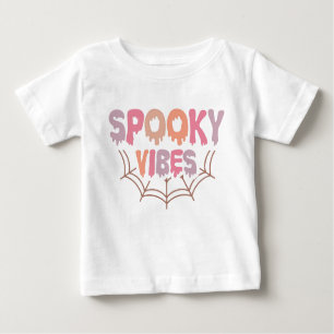 T-shirt Pour Bébé Vibes éffrayantes