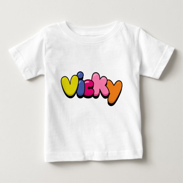 T-shirt Pour Bébé Vicky (Devant)