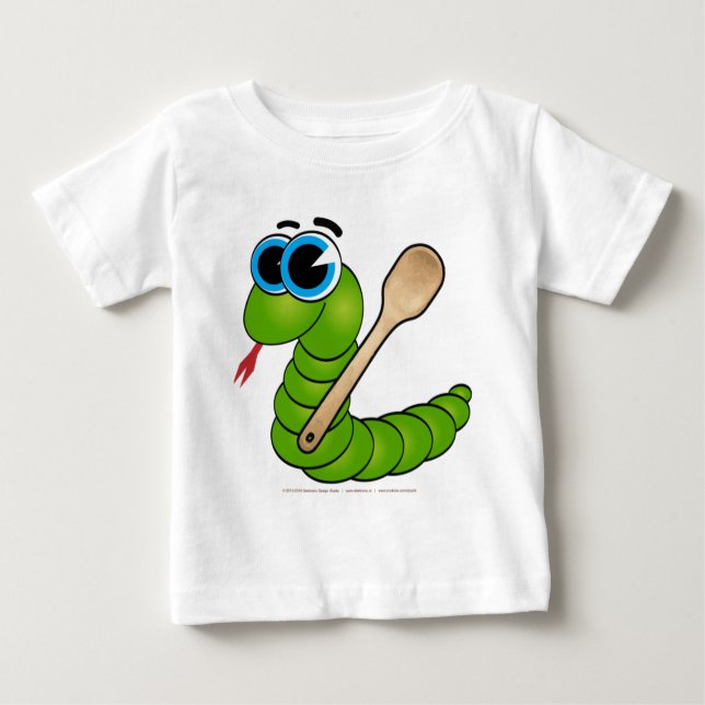T-shirt Pour Bébé Vidéo d'ide Zmija - serpent fonctionnant (Devant)