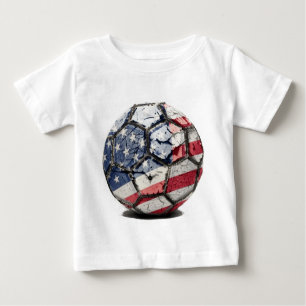 T-shirt Pour Bébé Vieille boule des Etats-Unis