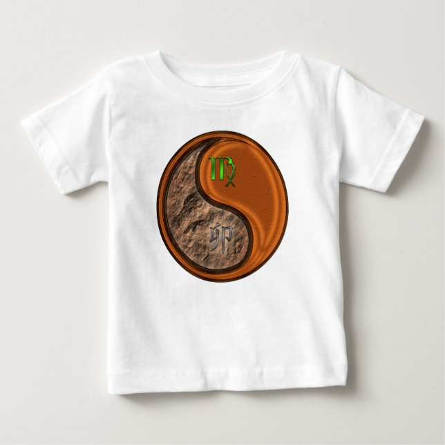 T-shirt Pour Bébé Vierge & Lapin de Bois (Devant)