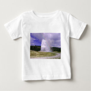T-shirt Pour Bébé Vieux fidèles dans le parc national de Yellowstone