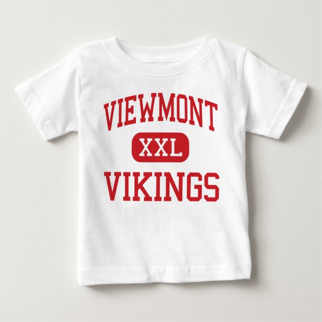 T-shirt Pour Bébé Viewmont - Vikings - lycée - Utah abondant (Devant)
