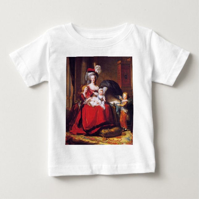 T-shirt Pour Bébé Vigée-Lebrun - Marie Antoinette and her children (Devant)