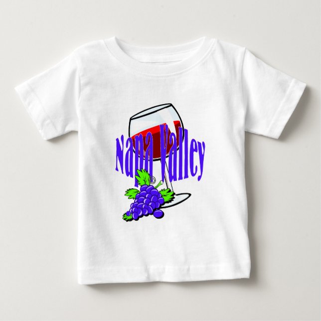 T-shirt Pour Bébé Vin de Napa Valley (Devant)