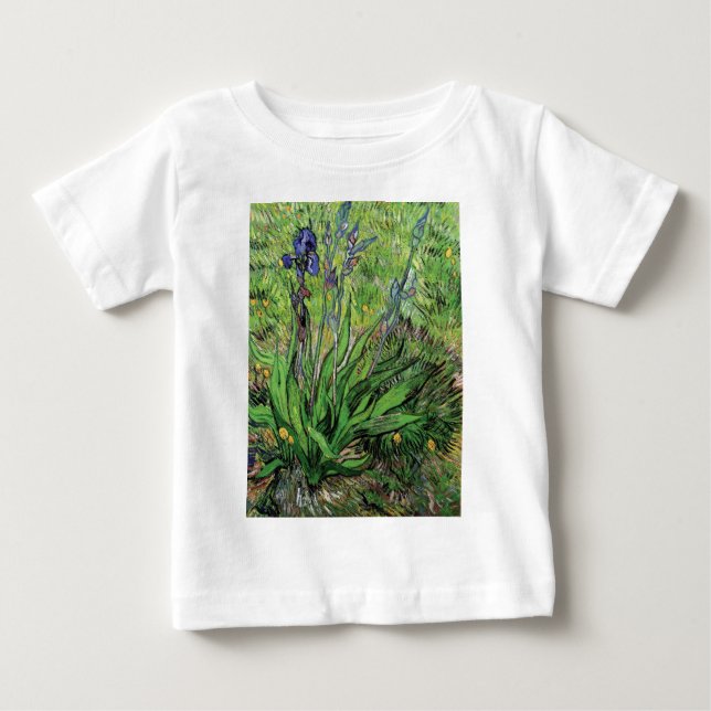 T-shirt Pour Bébé Vincent Van Gogh - Iris Nature Lover Fine Art (Devant)