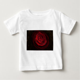 T-shirt Pour Bébé Vins roses Coeur Motif Fleur Paix Amour Destinée