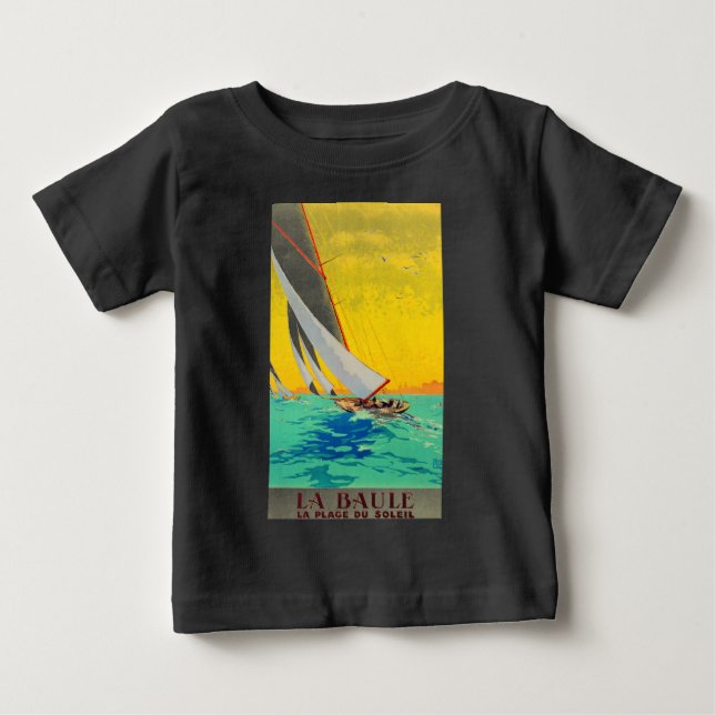 T-shirt Pour Bébé Vintage (Devant)