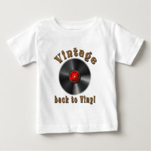T-shirt Pour Bébé Vintage - Back to Vinyl, the record is back