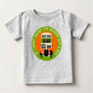 T-shirt Pour Bébé Vintage Glasgow Bus à deux étages T-shirt bébé