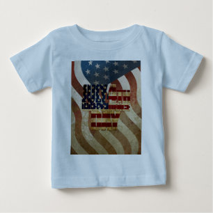 T-shirt Pour Bébé Vintage Juillet 4 Indépendance Conception
