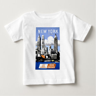 T-shirt Pour Bébé Vintage New York