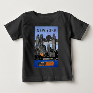 T-shirt Pour Bébé Vintage New York City