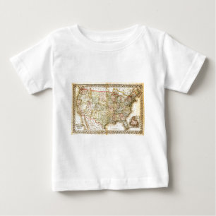 T-shirt Pour Bébé Vintage Old États-Unis États-Unis