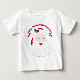 T-shirt Pour Bébé Vintage Père Noël Rêves de Noël Réussir !