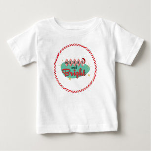 T-shirt Pour Bébé Vintage/Rétro Joyeux et Lumineux