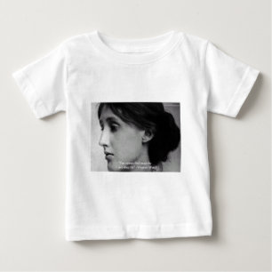 T-shirt Pour Bébé Virginia Woolf "Trouver la paix" Citation de sages
