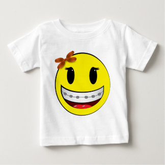 T-shirt Pour Bébé visage avec accolades - fille