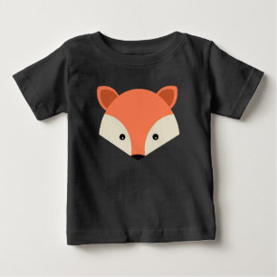 T-shirt Pour Bébé Visage de Fox de dessin mignon