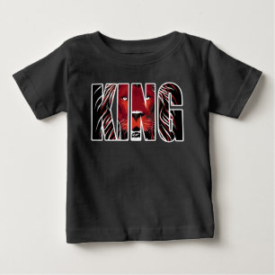 T-shirt Pour Bébé Visage de Lion Roi