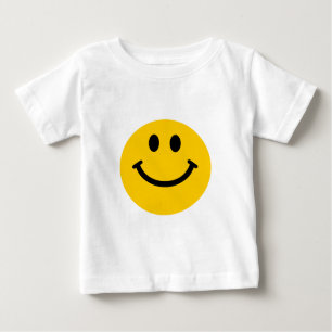 T-shirt Pour Bébé Visage jaune