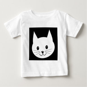 T-shirt Pour Bébé Visage mignon de chat