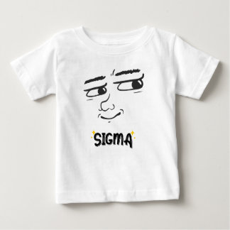 T-shirt Pour Bébé Visage Sigma amusant - Mindset Alpha avec torsion
